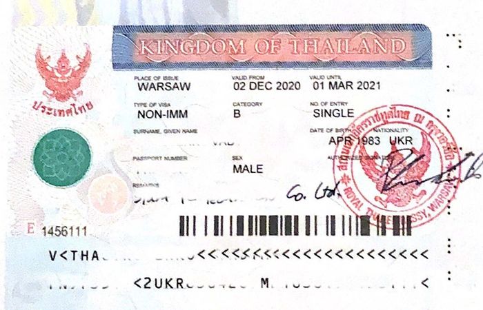 рабочие визі в Таиланд, виза в Таиланд в Польше, виза в Таиланд в Варшаве