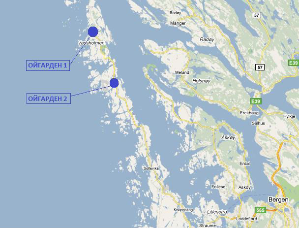 Рыбалка Ойгарден