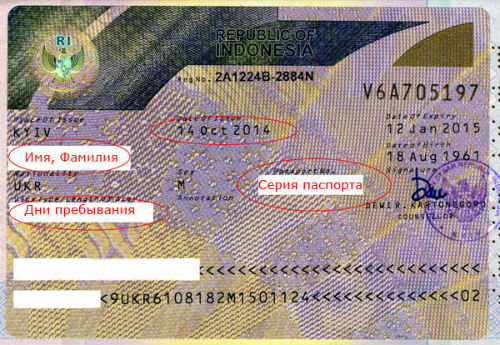 Виза в Индонезию для украинцев